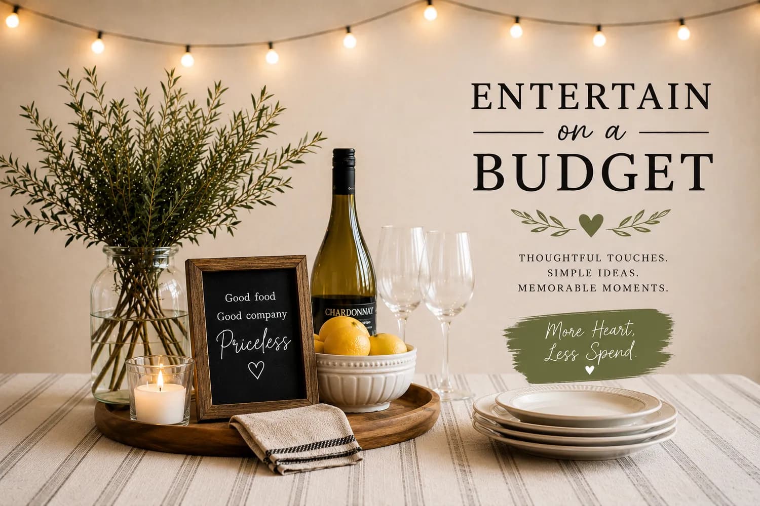 Entertaining Beautifully on a Budget